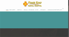 Desktop Screenshot of powerroadanimalhospital.com